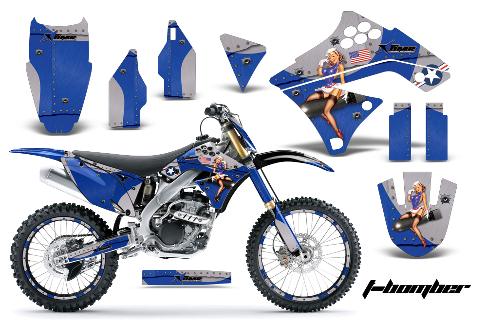 Kawasaki KXF 250 09-10 Graphic Kit TBOMBER U NPs